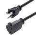 CABLE DE 2M DE EXTENSION DE ALIMENTACION - CABLE NEMA 5-15R A NEMA 5-15P - 13A 125V - 16AWG - STARTECH.COM - CABLE EXTENSOR DE ALIMENTACION PARA COMPUTADORA NEMA 5-15R A NEMA 5-15P - UL PAC1016