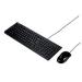 U2000 KEYBOARD+MOUSE/BK/SP