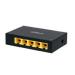 SWITCH/ DAHUA/ PFS3005-5GT- GIGABIT DE 5 PUERTOS NO ADMINISTRABLE/ CAPA 2/ 10/100/1000 BASE-T/ CARCASA METALICA/ SWITCHING 10G/ TASA DE REENVIO DE PAQUETES 7.44 MBPS/ MEMORIA BUFER DE PAQUETES 1MB/ C DH-PFS3005-5GT-V2