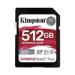 MEMORIA FLASH SD KINGSTON CANVAS REACT PLUS V60 / 512GB / UHS-II 280MB/SEG LECTURA, 150MB/SEG ESCRITURA  (SDR2V6/512GB) SDR2V6/512GB
