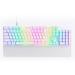 TECLADO MECANICO NZXT FUNCTION 2 / BLANCO / RGB / SWITCH ÓPTICO GATERON RED / REPOSA MUÑECAS / INGLES /GAMER. KB-001NW-US