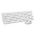 TECLADO/MOUSE LOGITECH MK950 SIGNATURE SLIM INALAMBRICO USB BOLT BLANCO 920-012594
