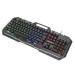 TECLADO GAMING LED , MANHATTAN , 180610 ,CON PÁNEL METÁLICO PARA CELULAR 180610