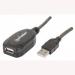 CABLE DE EXTENSION ACTIVA MANHATTAN USB DE ALTA VELOCIDAD 2.0 A MACHO/A HEMBRA, 20 M 150958