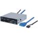 LECTOR Y GRABADOR MANHATTAN DE MULTI-TARJETAS USB 3.0 SUPER SPEED PARA BAHIA DE MONTAJE DE 3.5. 48 EN 1 101967