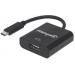 CONVERTIDOR MANHATTAN DE VIDEO  USB-C  A HDMI  H COLOR NEGRO 151788