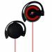 AUDIFONO GINGA DUCATI SPORT 3.5MM NEGRO/ROJO