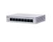 Switch Cisco Gigabit Ethernet Business 110, 8 Puertos 10/100/1000Mbps, 16 Gbit/s, 8000 Entradas - No Administrable
