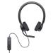 Dell Auriculares WH3022, Alámbrico, USB, Negro