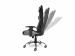 Silla Gaming Naceb Technology SOLDIER - Gamer, Negro/Gris, Piel Sintética