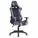 Silla Gaming Naceb Technology SOLDIER - Gamer, Negro/Gris, Piel Sintética