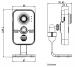 Cámara IP WiFi de 3MP con IR 10m, Sensor PIR para detección de movimiento, y Audio de 2 vías DS-2CD2432F-IW28