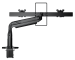 3MDUO35B.0 Soporte de Escritorio Cougar DUO350 para 2 Monitores de alta resistencia VESA con Movimientos de ajustes