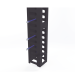 Kit Organizador Vertical de Cable Sencillo para Rack Abierto de 42 Unidades para EIQR3242 y EIRL5542DR. LPCV-42S-DR