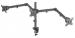 461658 Soporte Manhattan para 3 Monitores 13 a 27 pulgadas en escritorio