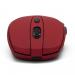 Mouse Inalámbrico VORAGO MO-306, Recargable, Rojo, iluminado, 2400 DPI, MO-306RD