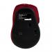 Mouse Inalámbrico VORAGO MO-306, Recargable, Rojo, iluminado, 2400 DPI, MO-306RD