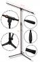 Pedestal para Micrófono con Boom y Tripie, Marca Bespeco, Serie Standhard, Modelo SH12NE