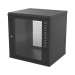 Gabinete para Montaje en Pared Cuerpo Fijo con Rack 19" de 12 Unidades SR-1912-GFP