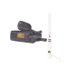 Kit de radio Marino Uniden UM385BK, más antena marina de fibra de vidrio TX-5206-SYS y soporte para antena 4186 UM-385BK/KIT5206
