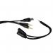 Diadema Yeyian Gaming YH2000, Sonido Stereo con Micrófono, conector 3.5mm, Negro-Rojo