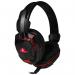 Diadema Yeyian Gaming YH2000, Sonido Stereo con Micrófono, conector 3.5mm, Negro-Rojo