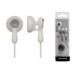 AUDIFONOS TIPO INSERCIÓN (IN-EAR)  PANASONIC RP-HV41PP COLOR BLANCO CONECTOR 3.5MM RP-HV41PP-W
