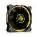 VENTILADOR GAMING EAGLE WARRIOR HALO PARA GABINETE/ 12CM/ TUBO DE LED/ AMARILLO/ CONECTOR 4 PINES ACLEDFANHALO4EGW