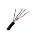 UTP WAM CAT. 5e OUTDOOR SN GEL, 4 PARES 24 AWG, PVC N, 100% COBRE