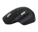 Mouse Inalámbrico Logitech MX Master 3 - Frecuencia Bluetooth/Radio - USB - Darkfield - 7 Botón(es) - Negro - Inalámbrico - 2.40GHz - 4000 dpi - Rueda de desplazamiento, Botón para pulgar, 910-005647