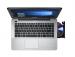 Laptos Asus X455LA, Intel Core i3-4005U 1.7GHZ, 4GB, 1TB, 14” HD, DVDRW, VGA, HDMI, RJ45, Windows 10, Sonic Master, Negro X455LA-WX419T