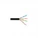 Bobina de Cable UTP Belden Cat6 para exterior con GEL , color negro, de 305 m, para aplicaciones en CCTV, redes de datos, Uso en Intemperie, Permite enterramiento directo OSP6U/1000