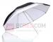 Sombrilla para Fotografía, Extragrande de 110cm , Plata/Negro, y Translucida, Doble Uso