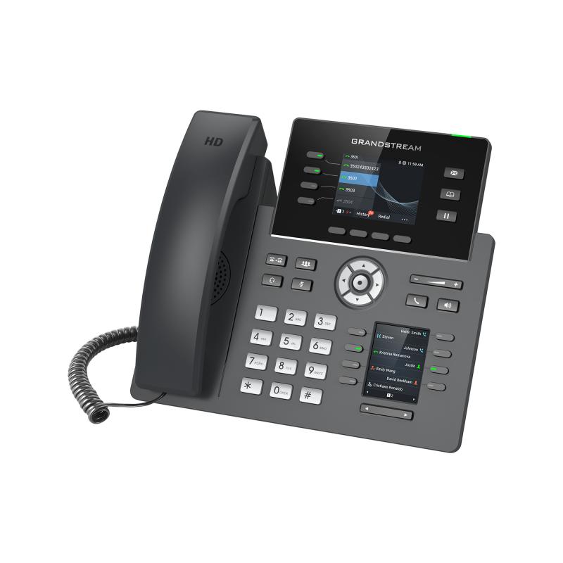 Grandstream Networks GRP2614 teléfono IP Negro Terminal con conexión por cable TFT 4 líneas Wifi