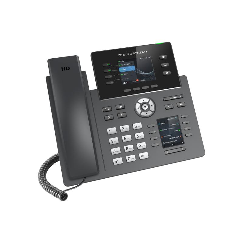 Grandstream Networks GRP2614 teléfono IP Negro Terminal con conexión por cable TFT 4 líneas Wifi