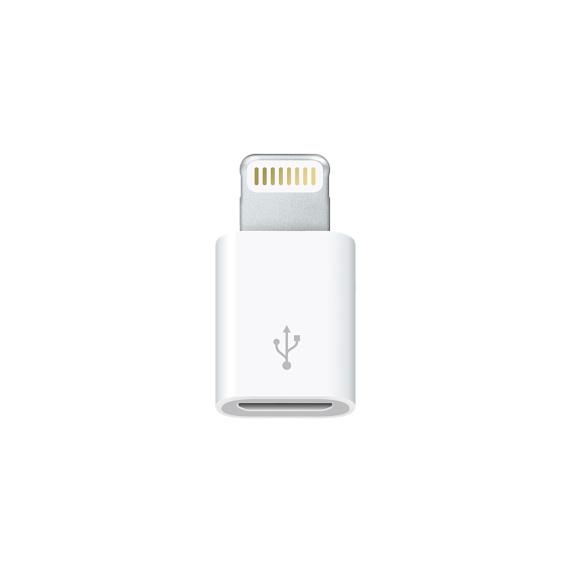 Apple MD820AM/A adaptador de cable Lightning MicroUSB Blanco