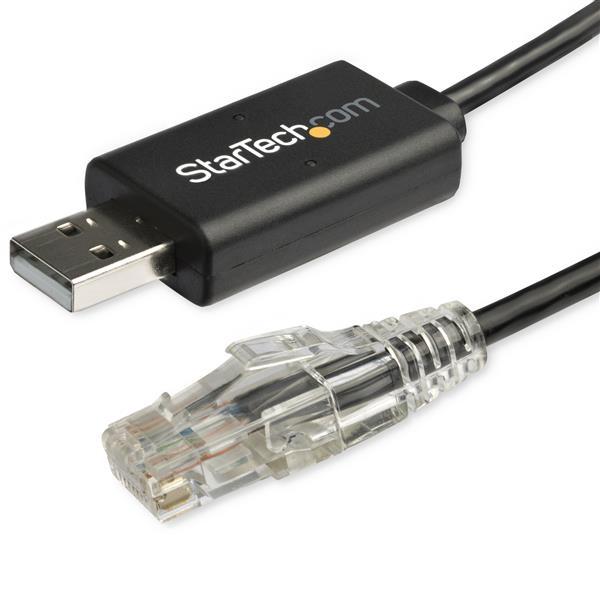 StarTech.com Cable USB de 1.8 m para Consola Cisco - Adaptador USB a RJ45