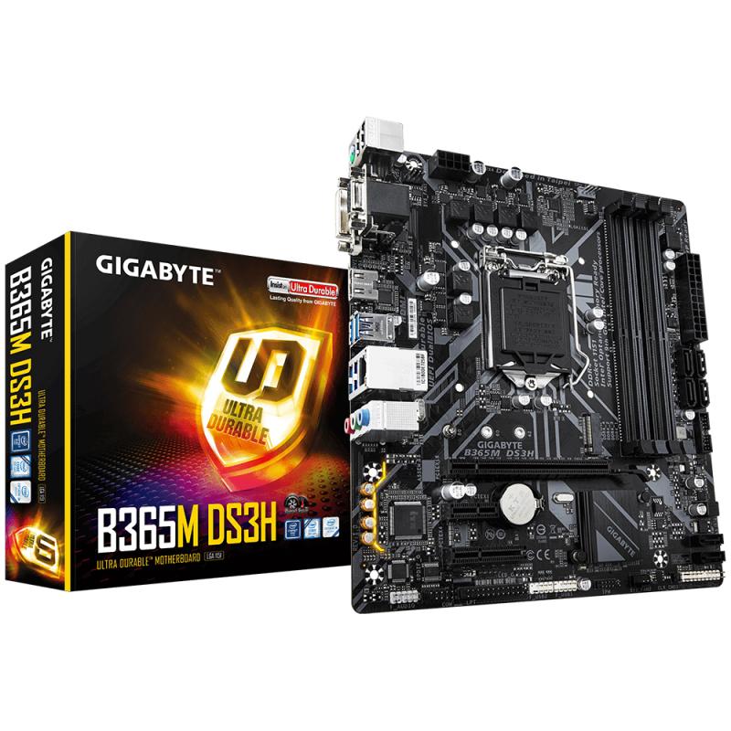 Gigabyte B365M DS3H placa base LGA 1151 (Zócalo H4) Micro ATX Intel B365