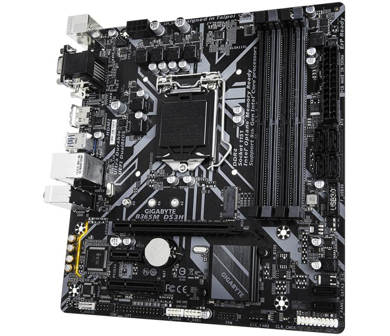 Gigabyte B365M DS3H placa base LGA 1151 (Zócalo H4) Micro ATX Intel B365