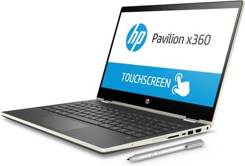 HP Pavilion x360 14-cd0009la Oro, Plata Híbrido (2-en-1) 35.6 cm (14") 1920 x 1080 Pixeles Pantalla