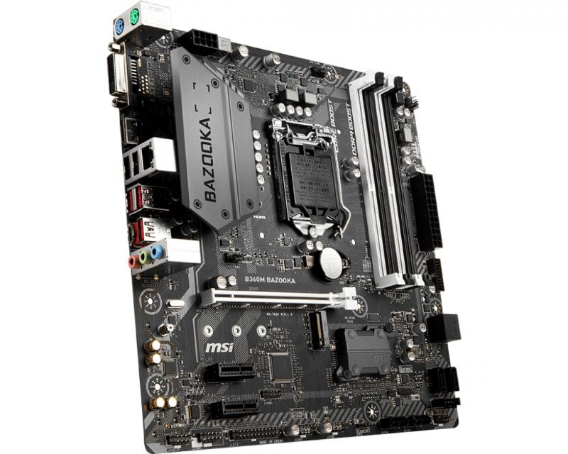 MSI B360M BAZOOKA placa base LGA 1151 (Zócalo H4) Micro ATX Intel® B360