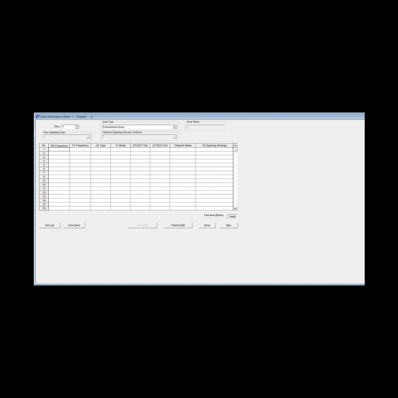 Software de Programación para radios serie NX-1000 KPG-D6K