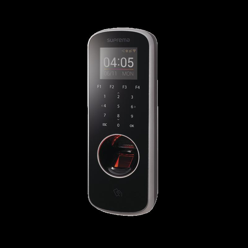 BioStation L2 Lector de Huella Delgado con Teclado Touch y  Lector 13.56 MHz MIFARE®/ NFC /DESFire/