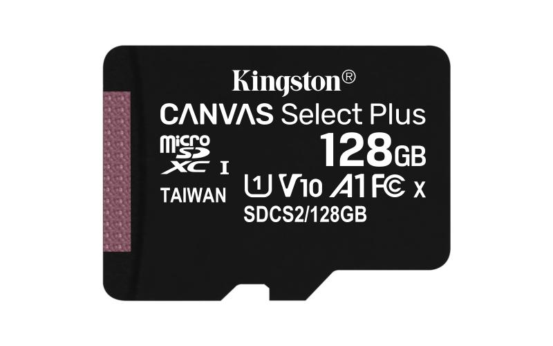 Kingston Technology Canvas Select Plus memoria flash 128 GB MicroSDXC Clase 10 UHS-I