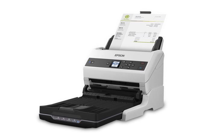 Epson WorkForce DS-870 600 x 600 DPI Escáner alimentado con hojas Negro, Blanco A3
