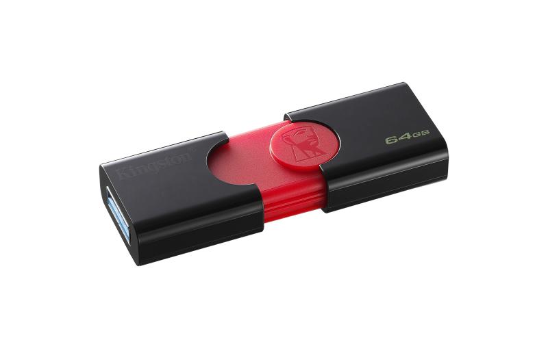 Kingston Technology DataTraveler 106 unidad flash USB 64 GB USB tipo A 3.2 Gen 1 (3.1 Gen 1) Negro, 