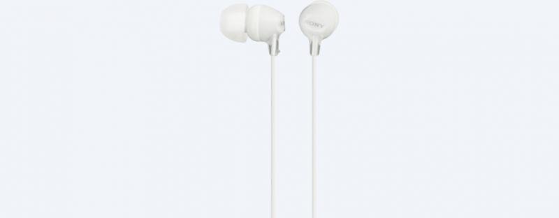 Sony MDR-EX14AP Auriculares Intra auditivo Blanco