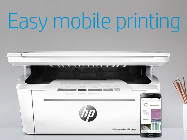 HP LaserJet Pro M28w Laser 600 x 600 DPI 18 ppm A4 Wifi