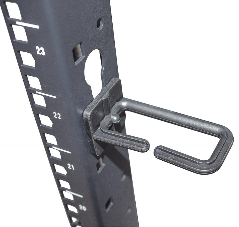 Intellinet 714242 armario rack 26U Rack o bastidor independiente Negro