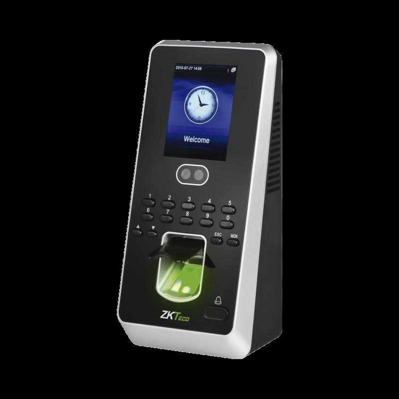 Terminal multimedia con Reconocimiento Facial  / Teclado / Huella / Hasta 400 Rostros y 1,000 Huella